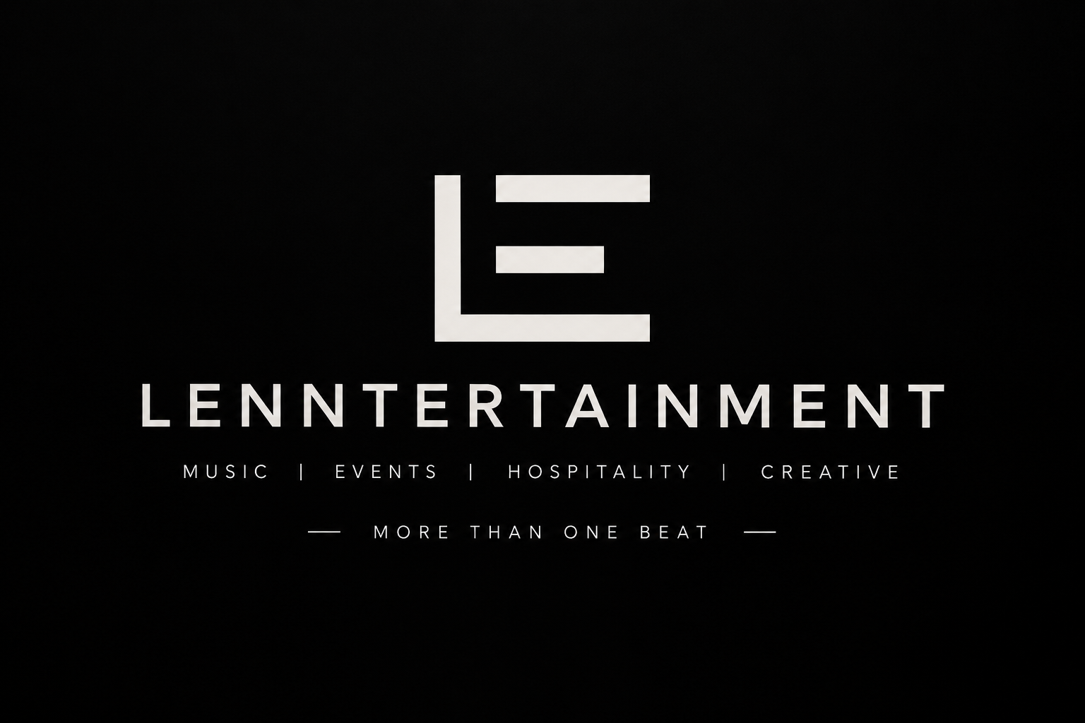 Lenntertainment — Music, Events, Hospitality, Creative — More Than One Beat